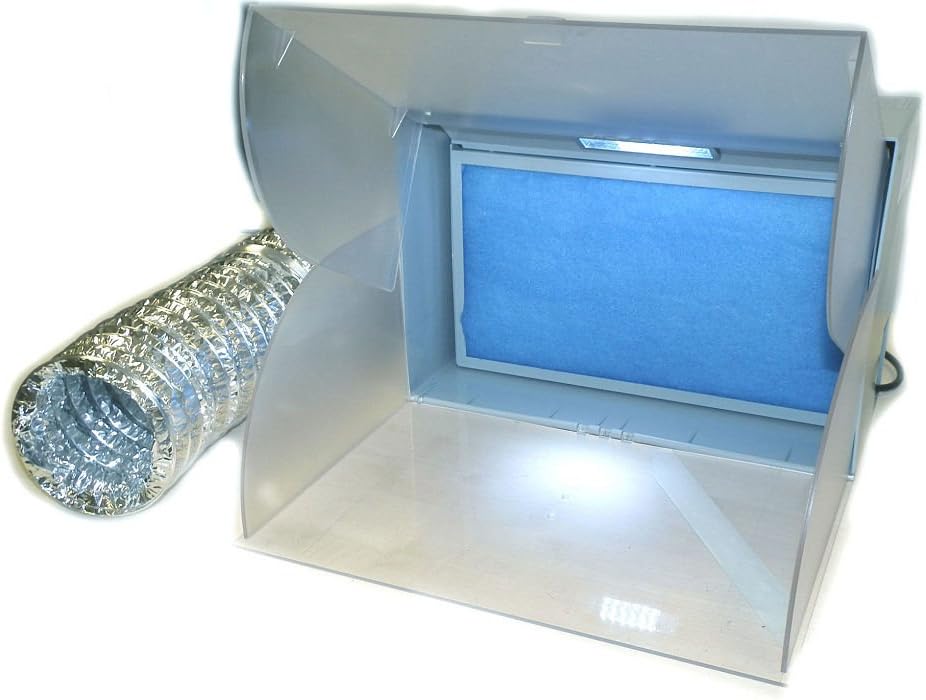 Portable Spray Booth with Built In Interior Light