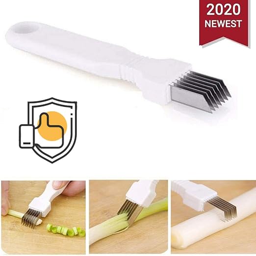 Amazon Com Shred Silk The Knife Vegetable Garlic Cutter Food Speedy Chopper Kitchen 3 Pcs Kitchen Dining