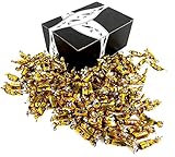 Adams & Brooks Coffee Rio Original Coffee Caramels, 1 lb Bag in a BlackTie Box
