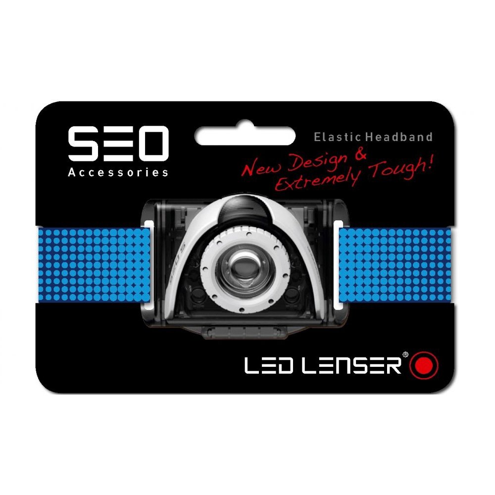 Ledlenser Adjustable Headband For SEO Series Cycling Lights – Fits SEO Head Torch And Bike Torches - Four Colours AvailableLedlenser SEO B3 B5R Bike Light Headband - Blue, One SizeLedlenser SEO B3 B5R Bike Light Headband - Blue, One Size