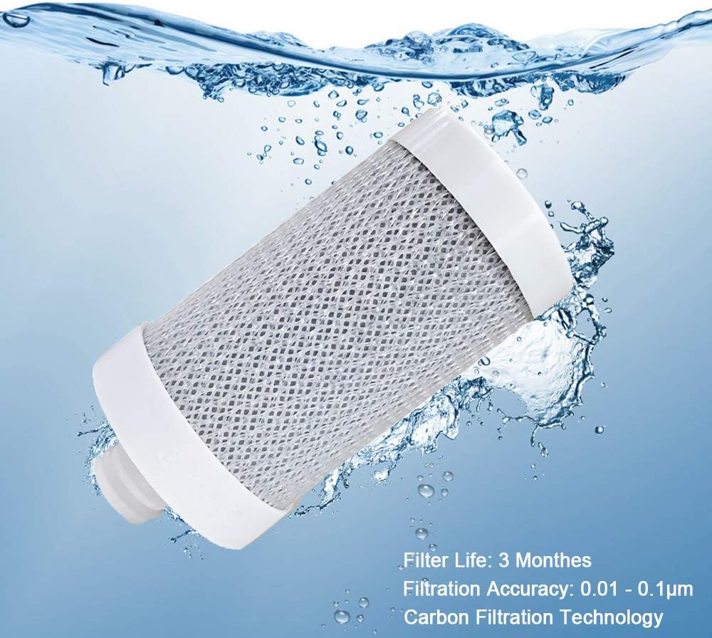 ESOW Water Filter Cartridge Replacement 1Pcs,7-Layer Recyclable ACF Filtration System,Durable Ceramic Washable Tap Water Purifier for Kitchen and Bathroom (SUS304 Water Filter ASIN:B07VVX9JTH): Home & Kitchen
