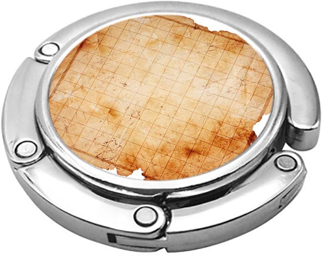 ArtSocket purse hook for table Blank Pirate Treasure Map Game bagnet purse magnet