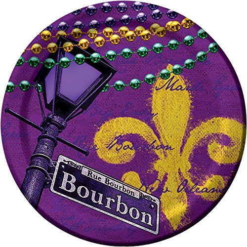 Creative Converting 8 Count Paper Dinner Plates, Rue Bourbon