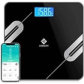 Etekcity Smart Digital Bathroom Scale, Scales for Body Weight and Fat, Wellness Bluetooth Health Monitor with SmartApps, Larg