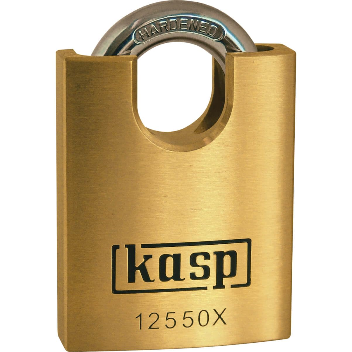 Kasp 125 Premium Brass Padlock - 50 Millimeters - Close Shackle