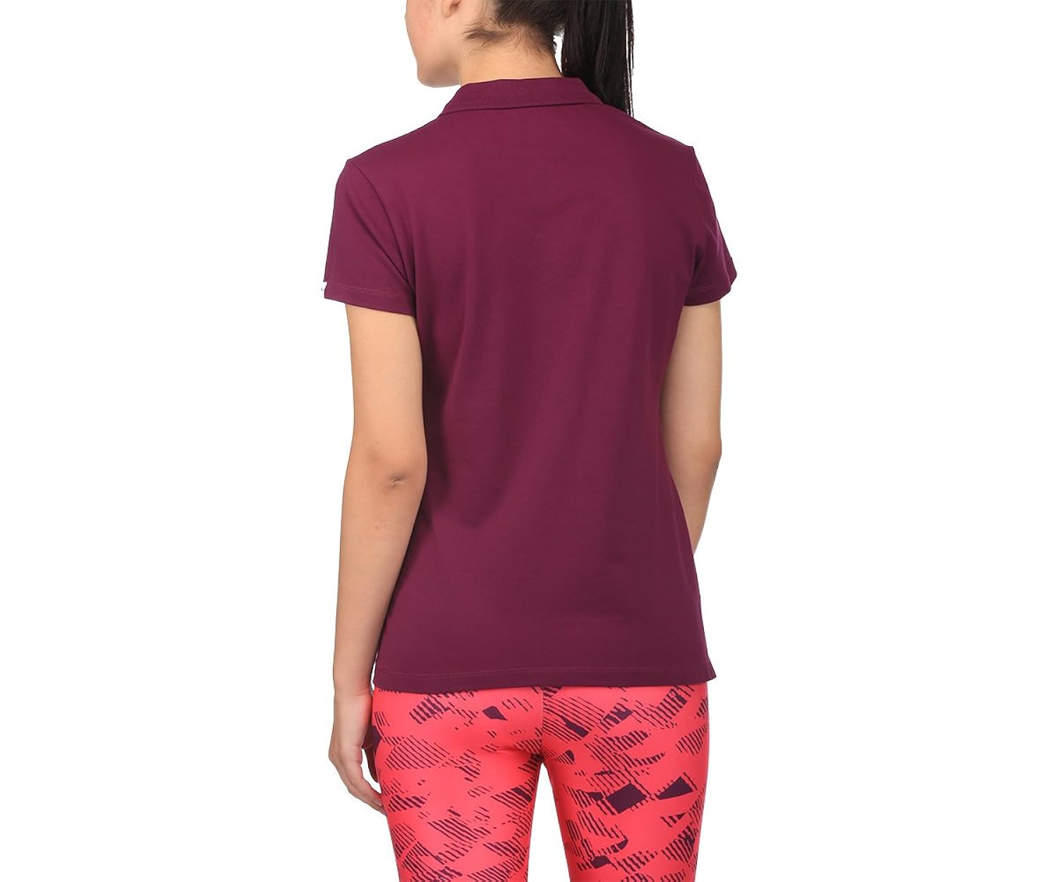 puma women's plain regular fit sports t-shirt