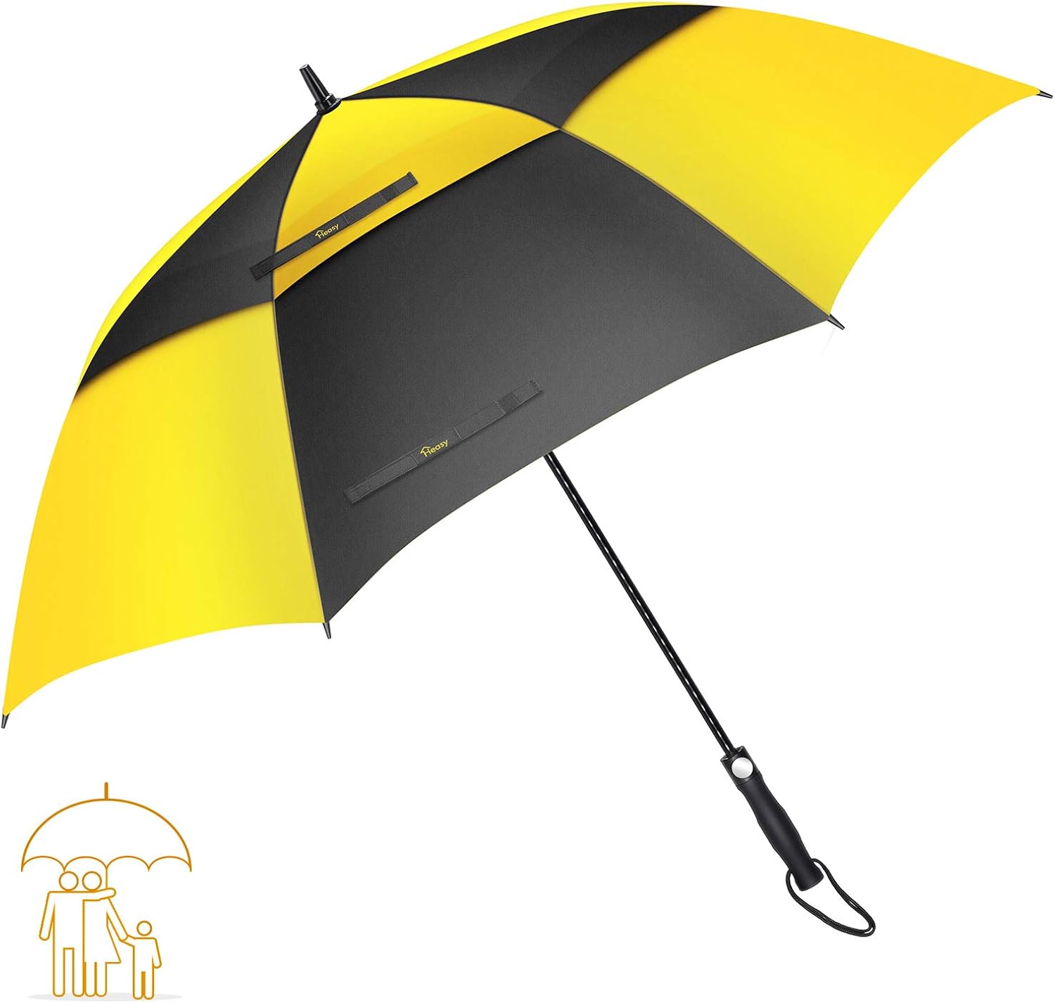 Heasy Golf Umbrella Windproof Large 54/62/68 Inch Extra Sturdy Auto