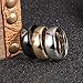 Lohome Titanium Steel Comfort Fit Smooth Surface Superman Wedding Band Ring for Men