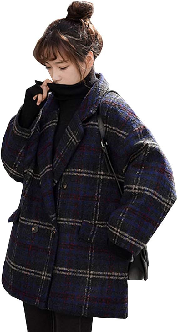Amazon ウールコート ショート丈 レディース 折り襟 暖かい ハーフコート 通勤 通学 Ol フォーマル 冬 防寒 ゆったり トレンチ アウター ダッフルコート ダウンジャケット コート ジャケット 通販