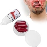Nunafey Fake Blood Capsules 6pk for Theater Film Special Effects Makeup view 4
