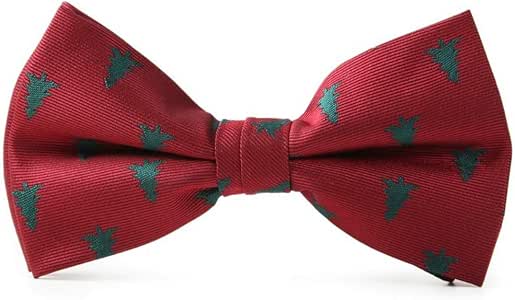 Ogquaton Corbata de Lazo de Navidad para Hombre Corbata de Lazo de