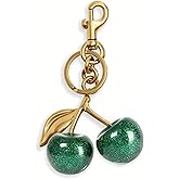 ZACAGO Cherry Bag Charm Key Chain Accessory Purse Charm Gifts for Women