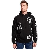 Bioworld Ghostface Don't Hang Up on Me on Men's Black Hooded Sweathirt