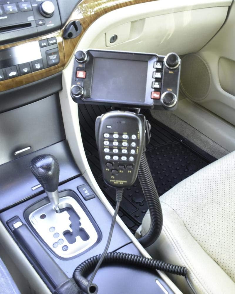 Seat Rail Mount With Mic Holder For the Yaesu FTM400 FTM350 FTM100