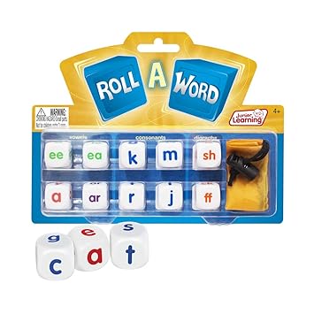 Junior Learning Roll a Word Develop Spelling and Word Formation Dice