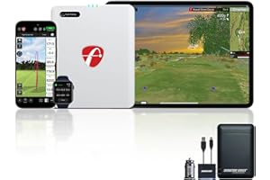 CERTIFIED BRANDS FlightScope Mevo Gen2 Portable Golf Launch Monitor and Simulator | 18 Swing Data Parameters, 8 E6 Simulation Courses, GPS Overview and Shot Tracer | Indoor and Outdoor, Signature Series Power Bundle