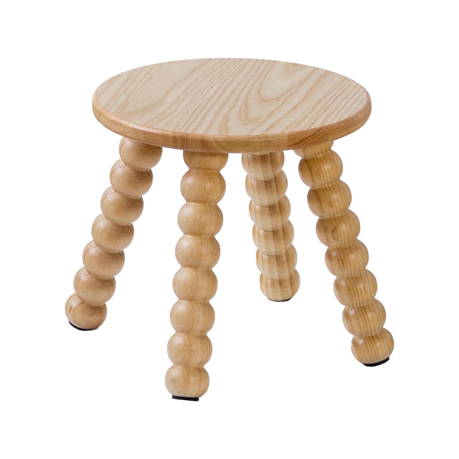Photo 1 of HuiDao Solid Wooden Step Stool for Kids Adults, 10 inch Short Chair Perfect Matched Sensory Table, Sturdy and Versatile Foot Stool for Bathroom, Kitchen, Bedroom, Plant Stand Natural (1, Burlywood)