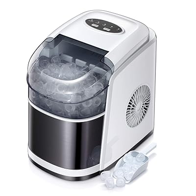 Antarctic Star Portable Countertop Ice Maker, 26 Lbs Daily Capacity