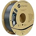 Polymaker PETG Filament 1.75mm, 1kg Strong PETG 3D Printer Filament Dark Grey - PolyLite PETG Transparent 3D Printing Filament 1.75mm, Dimensional Accuracy +/- 0.03mm, Print with Most 3D Printers
