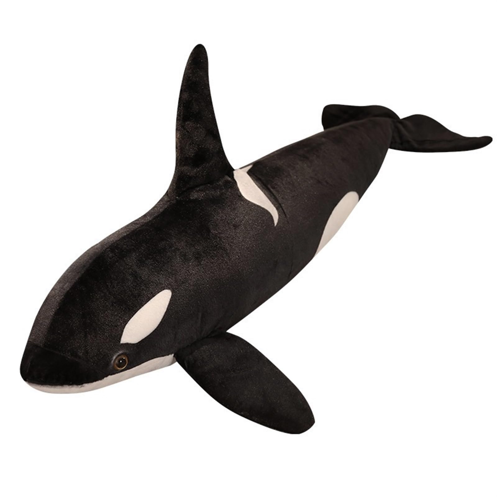 TOPLITHE Orca Plush, Simulation Killer Whale Plush Toys Weighted Stuffed Sea Creatures Animals Gift for Boys Girls Home Decor(50CM/19IN)
