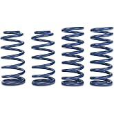 SR Performance Lowering Springs | Linear Standard Rate Suspension Upgrade with 1.5-Inch Drop | Blue Finish Performance | Compatible with Ford Mustang Coupe 1979-2004 Excluding 1999-2004 Cobra