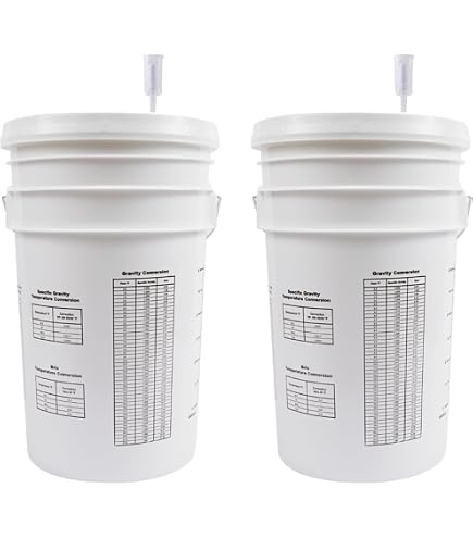 7.8/7.9 Gallon Fermenting Bucket Lid – Drilled With Grommet – Olive Wood Brewing & Craft Co.