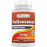 Best Naturals Policosanol 10 mg 120 Capsules