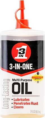 3-IN-ONE 100355 Multi-Purpose Drip Oil Lubricates Cleans Prevents Rust 3 oz