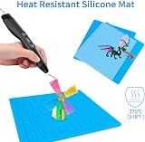 Shiwaki 3D Silicone Pad for 3D Printing Pen, 17.7cm with Finger Sleeves view 8