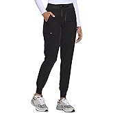 COZYFIT Womens Scrub Pants - Soft Stretch Yoga Style with 5 Pockets, Slim Fit Jogger Scrubs Pants for Women