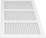 Repa Market 12x8 White Air Vent Cover Steel Return Grille, 300x200mm view 8