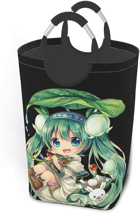 Amazon ランドリーバスケット 初音 ミク はつね ミク Hatsune Miku 1 洗濯汚れた服 ごみ箱 バスケット汚いストレージバスケット 汚い服パック収納便利 ランドリーかご 洗濯ボックス 収納ボックス 大容量50l かご バスケット オンライン通販