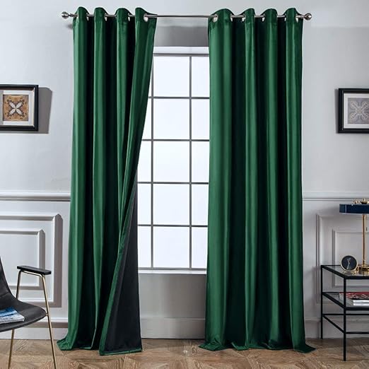 Amazon Com Melodieux 100 Blackout Velvet Curtains For Bedroom
