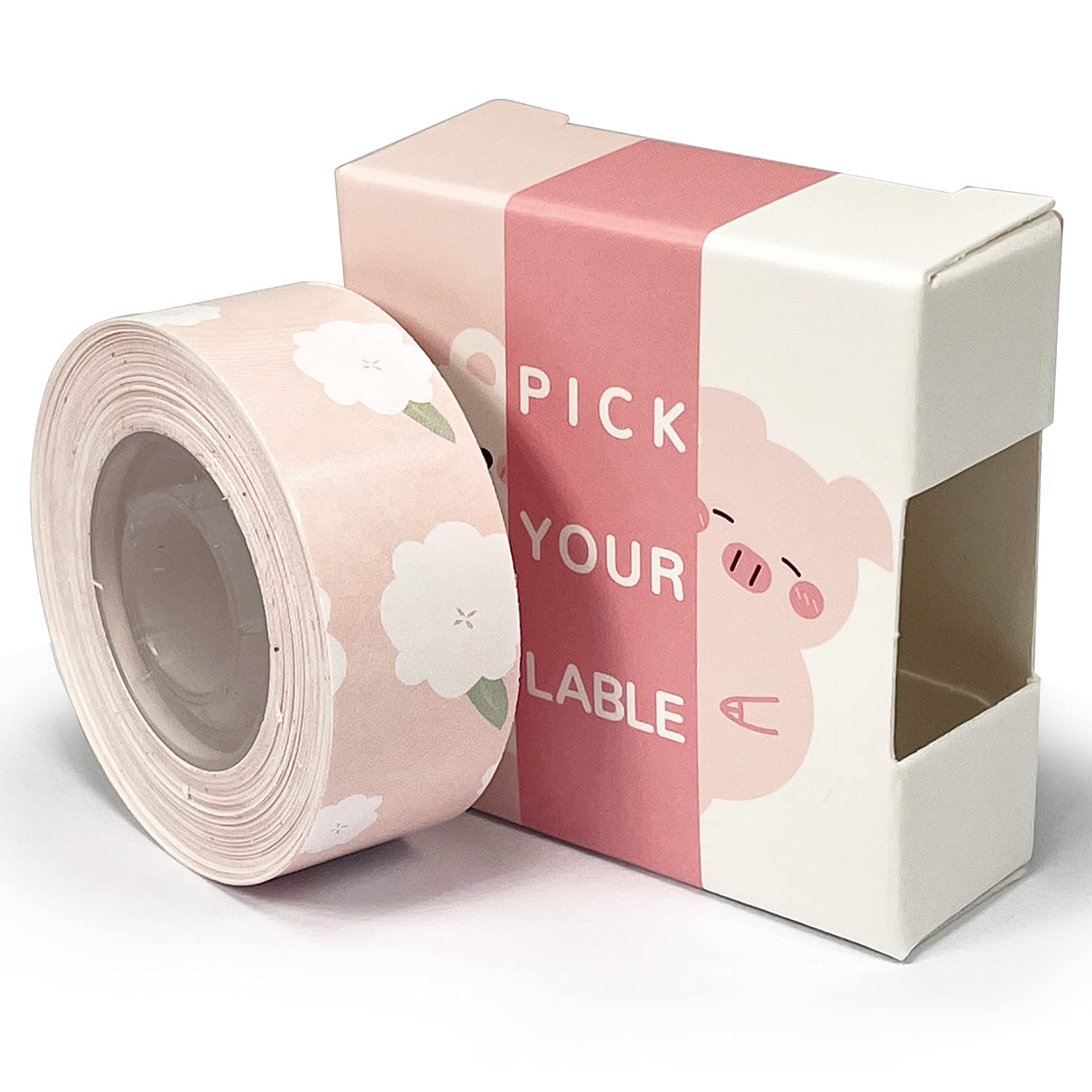 GOGUM D30S Label Maker Paper,Label Print Tape Standard Laminated Office Labeling Tape Replacement for D30S Handheld Label Machine Waterproof Tear Proof 1 Roll 15 * 6mm Continuous Paper (Princess)