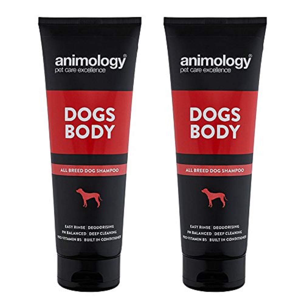 Animology Dogs Body Dog Shampoo, Twin Pack, 250ml