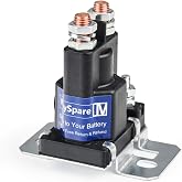 80-Amp Relay 12V Continuous Duty Solenoid Relay Battery Isolator and Relay | High Current Starter Relay Sliver Pins,Protect Starting Charge While Running Car Audio, Automatic Switching For Truck,Boat,Rv