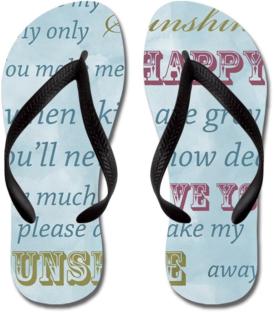 sunshine flip flops