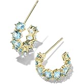 Kendra Scott Cailin Crystal Huggie Earrings, Fashion Jewelry For Women
