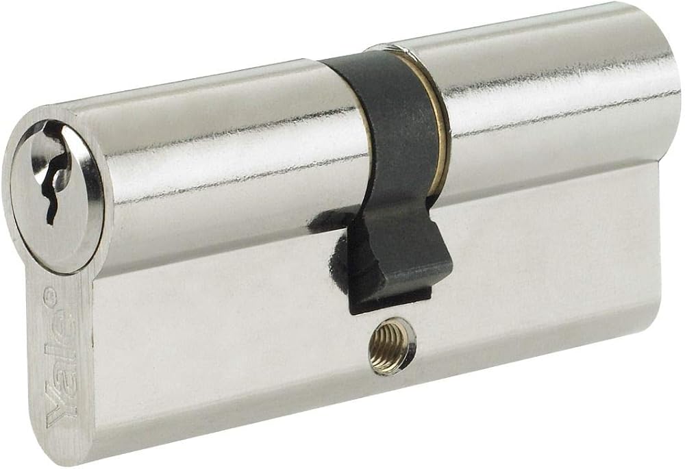 Yale Euro Double Cylinder 30 10 30 Nickel Finish 3 Keys Supplied