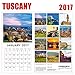 2017 Tuscany Calendar - 12 x 12 Wall Calendar - 210 Free Reminder Stickers