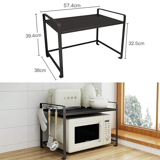 Microondas Caja Estante de la Cocina Horno microondas Estante de 2 ...