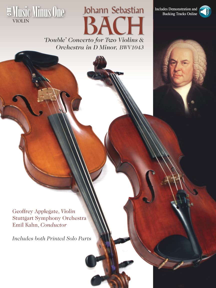 J.S. Bach - Double Concerto in D Minor, BWV1043. Violin Solo. Includes Audio Online