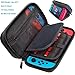 Switch Deluxe Travel Carrying Case with (19 Game Card and 2 Micro SD Card Holders) by ButterFox - Black