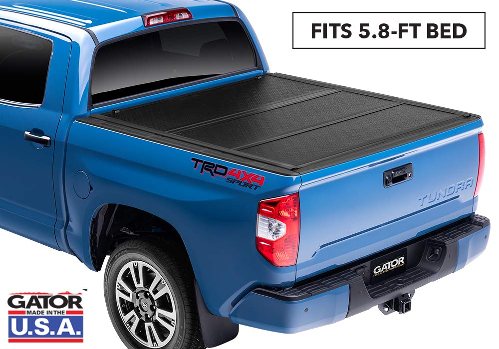 Mua Gator Efx Hard Tri Fold Truck Bed Tonneau Cover Gc14018 Fits 2014 2018 2019 Ltd Lgcy Chevy Silverado Legacy Gmc Sierra Limited 1500 W Rail System 5 8 Bed Made