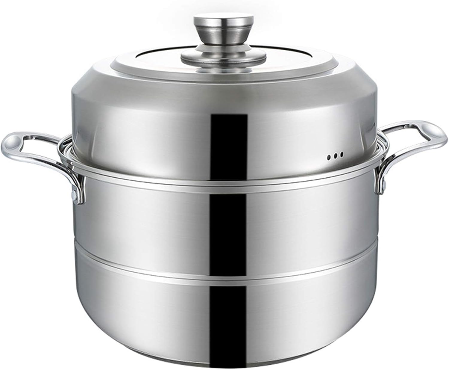 Nimomo Dampfgarer Topf Edelstahl - Doppelschicht Dampfgarer Für Alle Herde