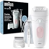Braun Silk-épil 5 Epilator, Wet & Dry, Lasting Smooth Skin, SE5-230