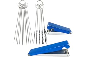 FineGood 4 Set Carburetor Cleaner Sets, Carbon Dirt Jet Cleaner, for Cleaning Engine Carburetors, Welding Cutting Nozzles, Sprinklers, and Shower Heads