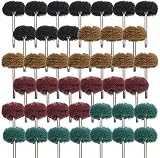Rocaris 40 Pack 1 inch Abrasive Wheel Buffing Polishing Wheel Set For Dremel Rotary Tool - 25mm
