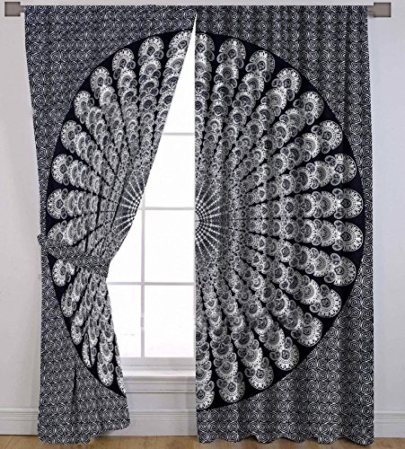Buy Indian Mandala Curtains Boho Style Centre Pattern Curtain 2