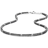 GAVU Minimalist Hematite Beaded Necklace for Men